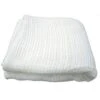 Thermal Cotton Massage Blanket 100% Cotton White 66" X 96"