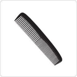 Hair Comb 5" Black Standard
