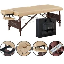 Master® Massage 30" Del Ray™ Portable Massage Table Package Sand
