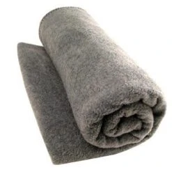 Washable Wool Woven Blanket In Gray - 66" X 84"