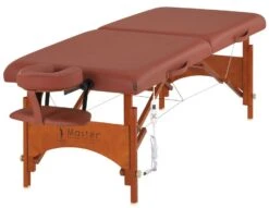 Master® Massage Equipment 28" Fairlane™ Portable Massage Table With Therma-Top® Package Cinnamon