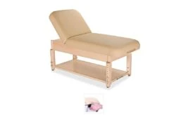 Living Earth Crafts® Sonoma PowerAssist™ Pneumatic Facial Spa Treatment Table With Shelf Base