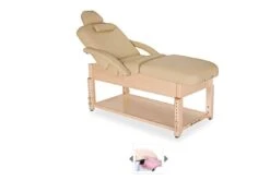 Living Earth Crafts® Sonoma PowerAssist™ Pneumatic Salon Top Table With Shelf Base