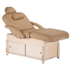 EarthLite® Sedona™ Pneumatic Salon Top Stationary Table With Cabinet Base