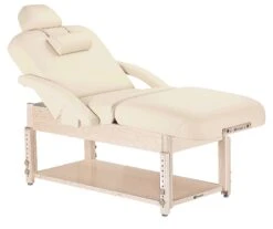 EarthLite Sedona™ Pneumatic Salon Top Stationary Table With Shelf Base