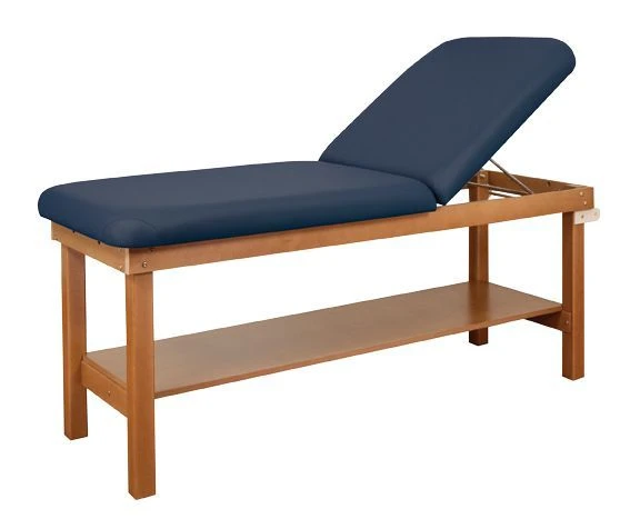 Oakworks Powerline Treatment Table With Shelf And Backrest 2 Oakworks Powerline Treatment Table With Shelf And Backrest - Image 2