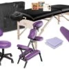Just Give Me Massage Equipment Package - Massage Table, Chair, Stool, Bolster & Sheet