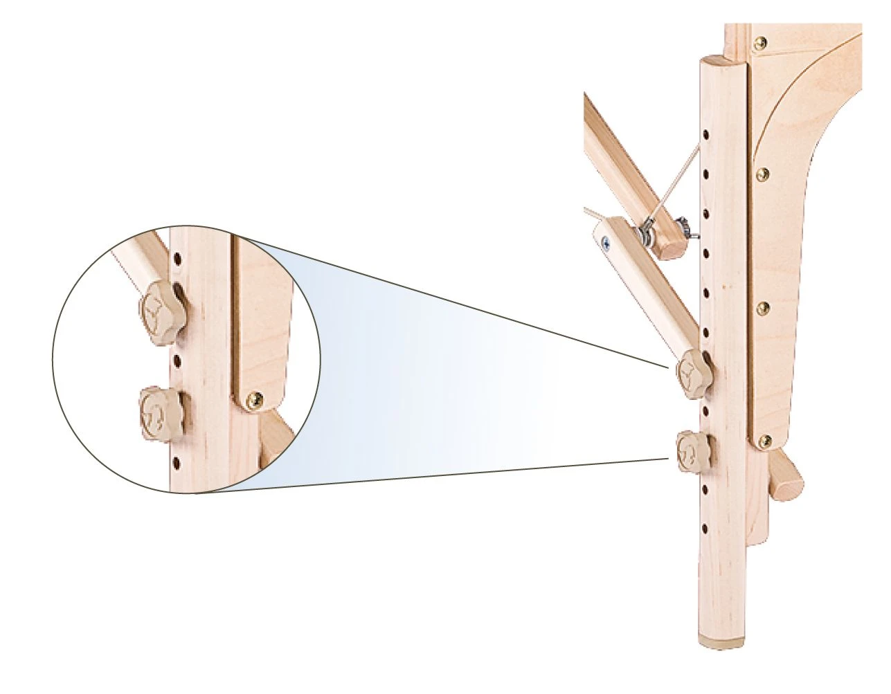 EarthLite® Table Upgrade Option - Double Knobs 1 EarthLite® Table Upgrade Option - Double Knobs