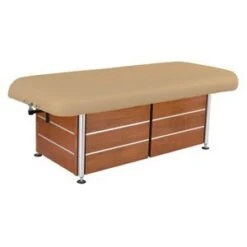 Living Earth Crafts® Napa Flat Top Massage/Spa Treatment Table With Designer Cabinet Base
