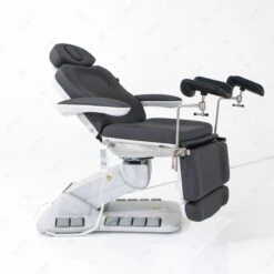 Silverfox Facial Chair With Stirrups, 2246 EBS Dark Grey -Home Care Products Shop 2246eb 05