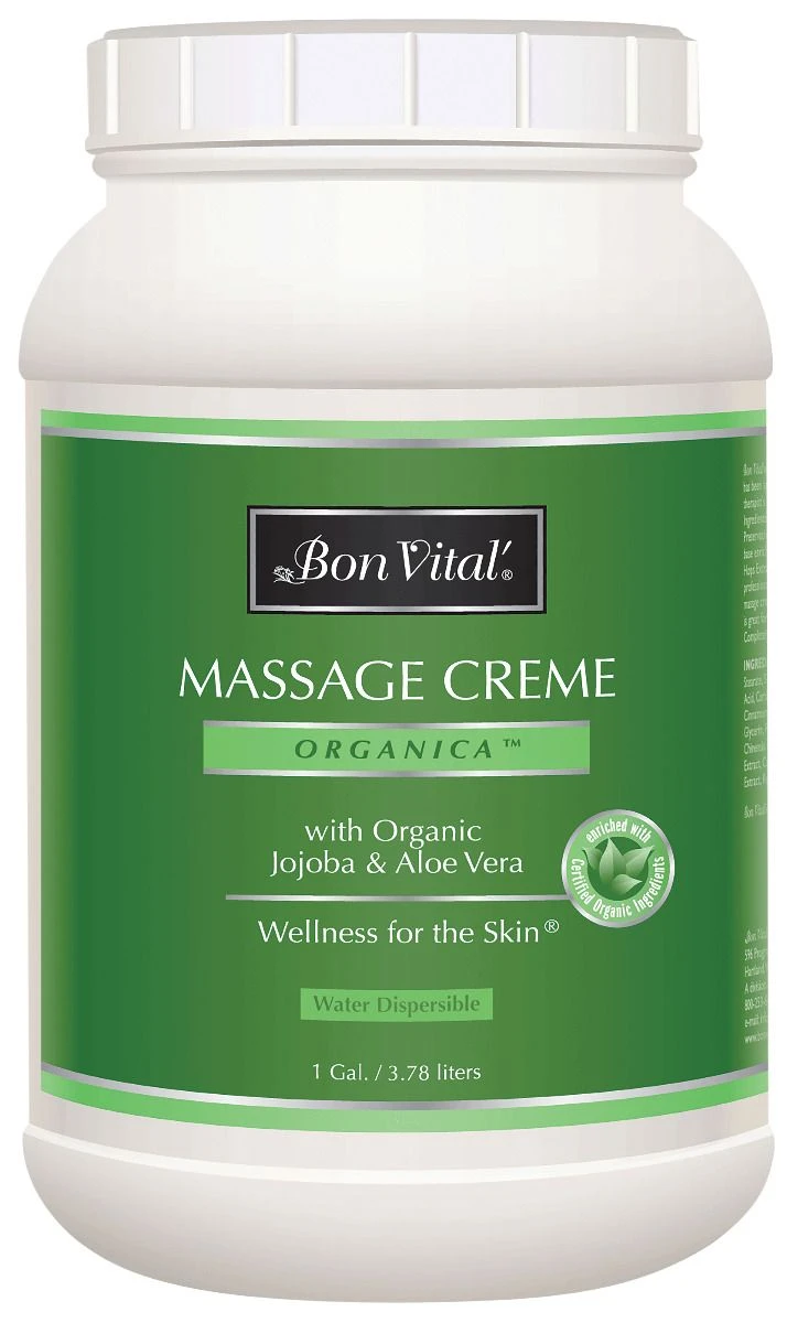Bon Vital'® Organica™ Massage Crème - Massage Cream 1 Bon Vital'® Organica™ Massage Crème - Massage Cream