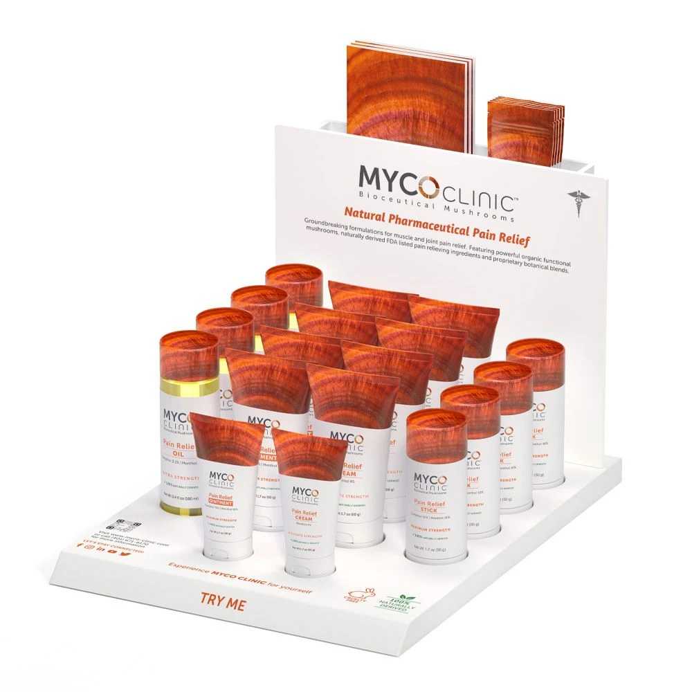 MYCO CLINIC™ Disiplay - Starter Pack (Loaded Display) 1 MYCO CLINIC™ Disiplay - Starter Pack (Loaded Display)