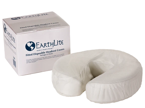 EarthLite® Disposable Fitted Face Cradle & Headrest Covers - 50 Pack 4 EarthLite® Disposable Fitted Face Cradle & Headrest Covers - 50 Pack - Image 4