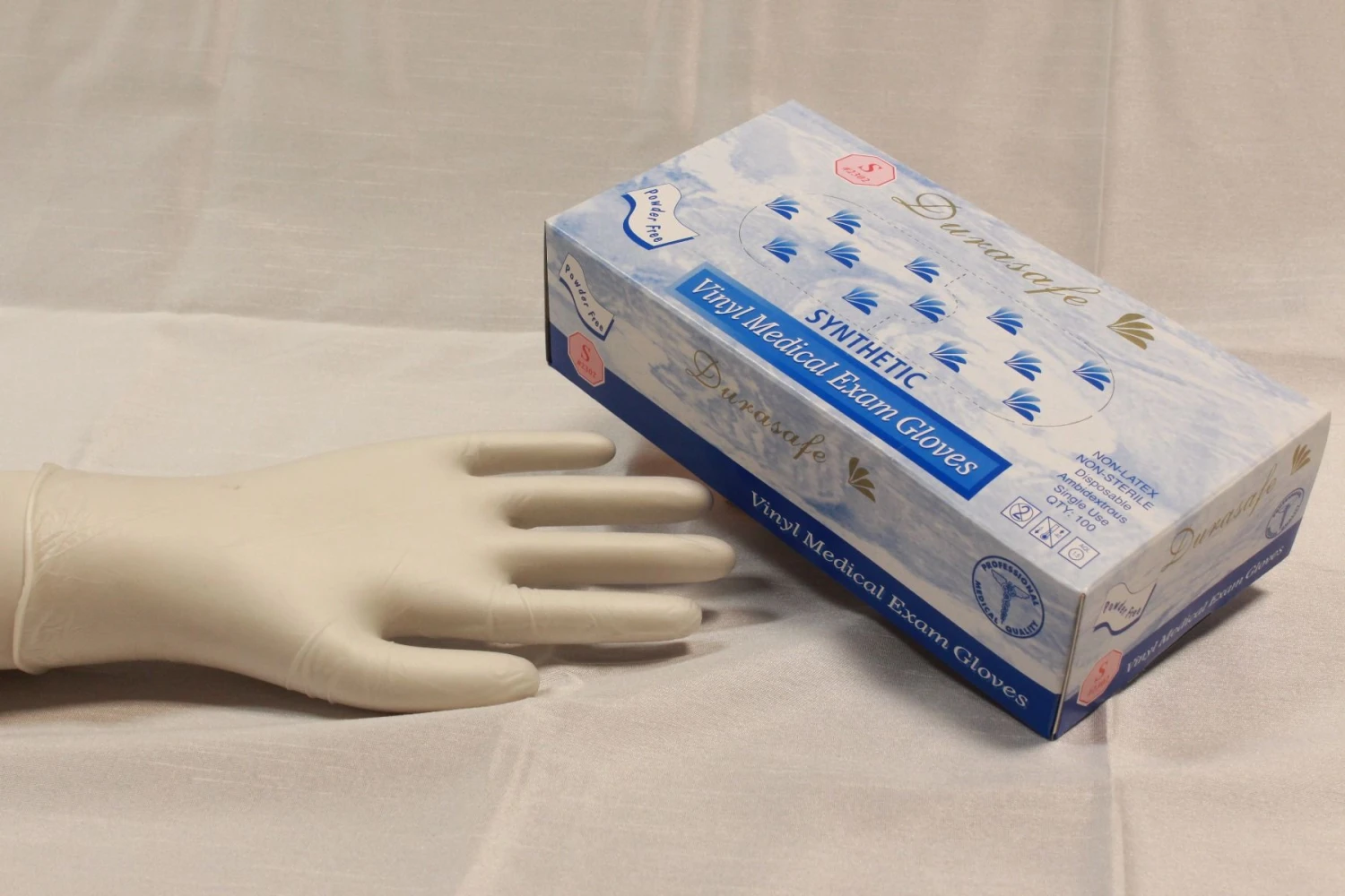 Durasafe Synthetic Vinyl Medical Exam Gloves 1 Durasafe Synthetic Vinyl Medical Exam Gloves