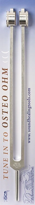 Osteo™ Ohm Tuning Fork & Instructions, 34 Hz.