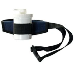 Jar Holster With Empty 8oz Plastic Jar And Twist Lock Pump - Massage Holster