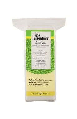 Spa Essentials® Non-Woven Esthetic Wipes 4" X 4" 200 Count