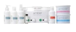 Amber Double Master Depilatory Kit With Double Wax Heater