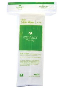 Intrinsics® Cotton Wipes - 4"x4", 200 Ct.