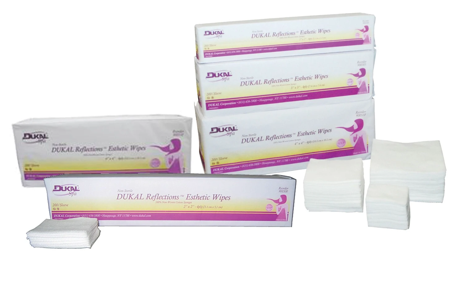 DUKAL Reflections™ Esthetic Wipes, 4 - Ply, 200 Count 1 DUKAL Reflections™ Esthetic Wipes, 4 - Ply, 200 Count