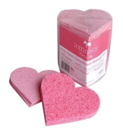 Intrinsics® Pink Heart Compressed Sponges 75 Count