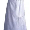 Women's Velour/Terry Wrap White, 32" Length - Once Size Fits Most