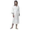Luxury Hotel Velour Kimono Robe - White