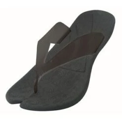 Zendals Resort Thong Flip-Flops, Black