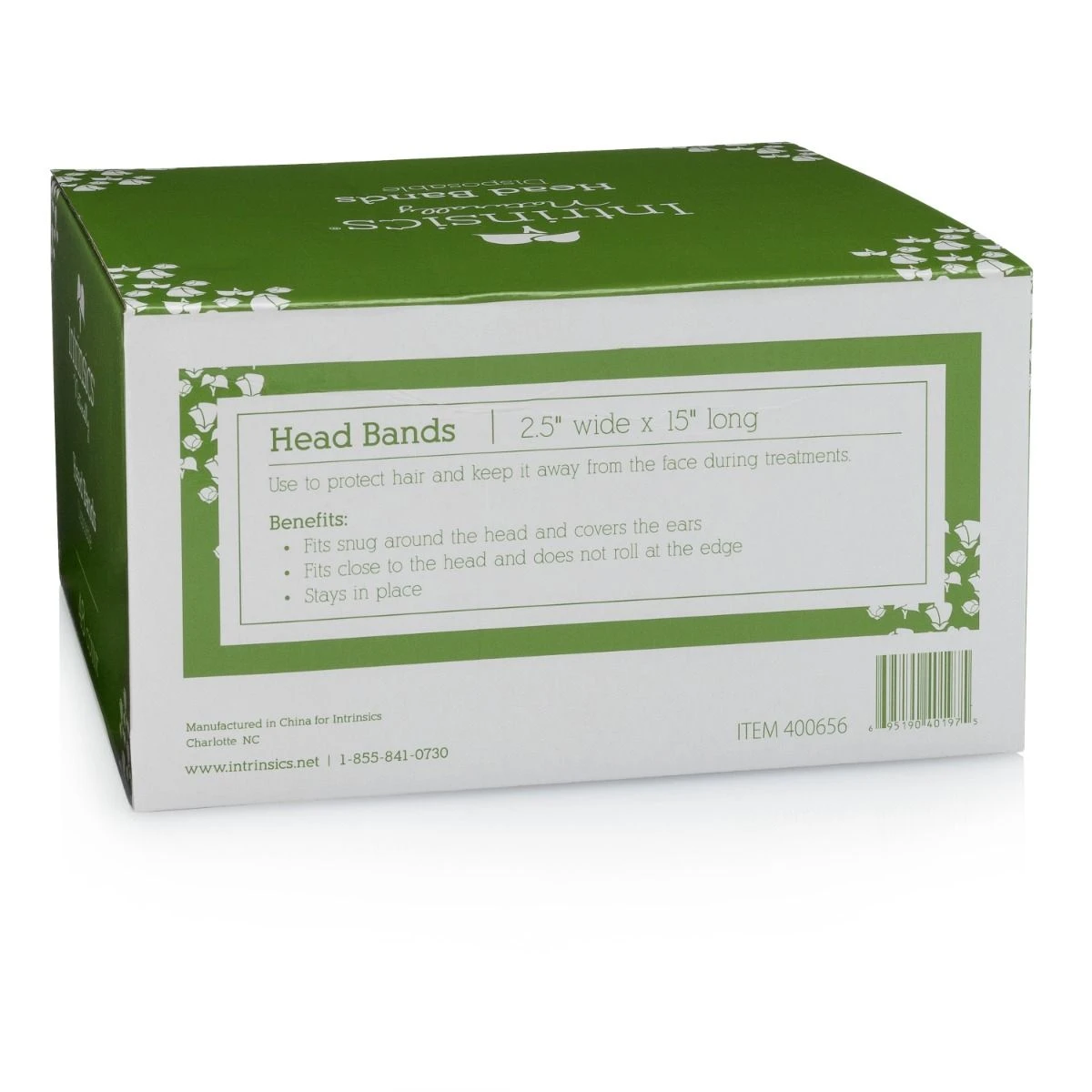 Intrinsics® Disposable Headbands - 2.5" Wide X 15" Long - 48 Count 3 Intrinsics® Disposable Headbands - 2.5" Wide X 15" Long - 48 Count - Image 3