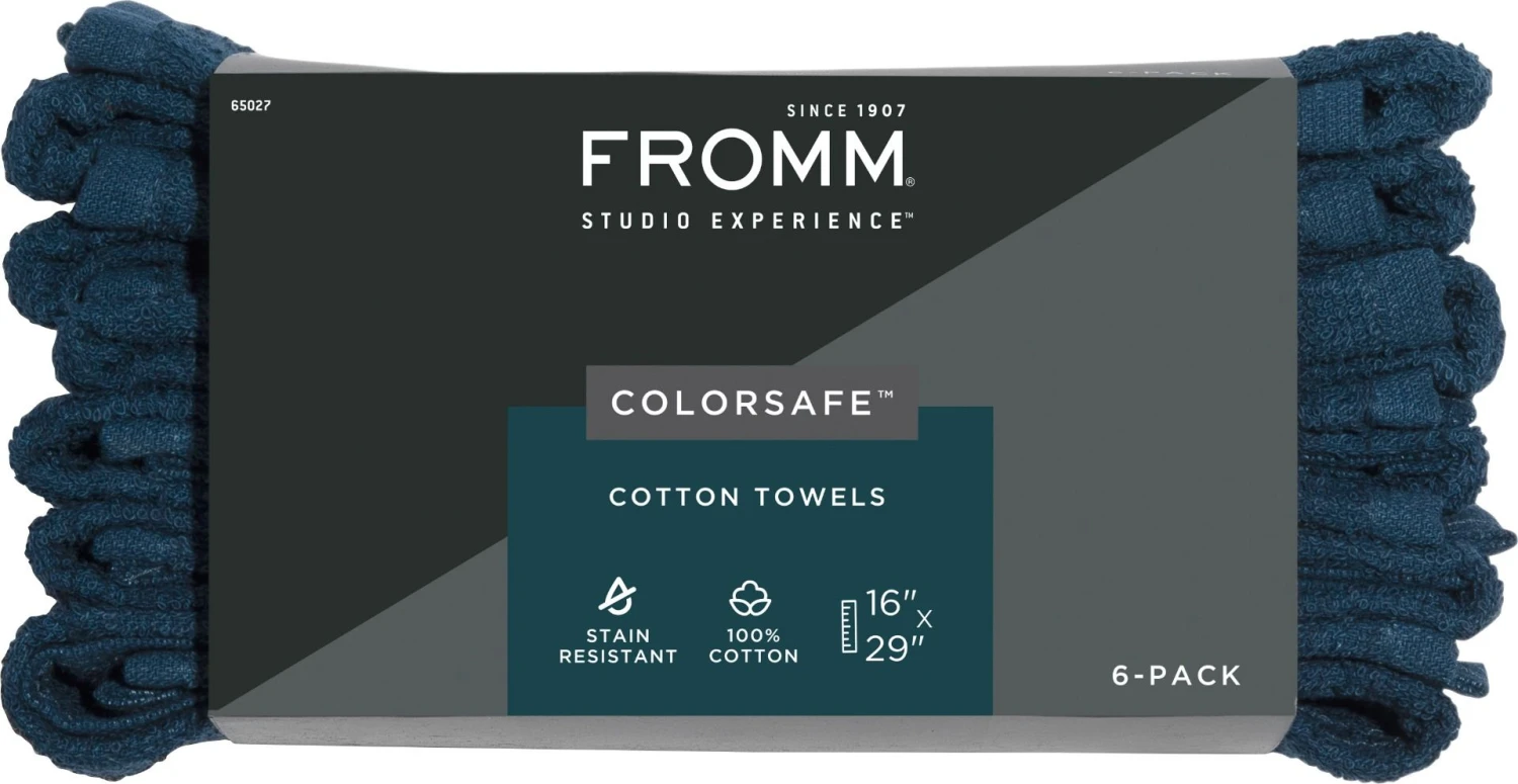 Fromm ColorSafe™ Cotton Towels - 6 Ct