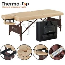 Master® Massage 30" Del Ray™ Salon Portable Massage Table With Therma-Top® Package