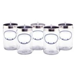 Unlabeled Sundry Jar - 7" Height, 4.25" Diameter