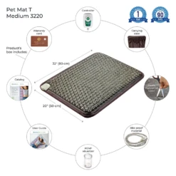 HealthyLine Pet Mat T Medium 3220 Firm - PEMF Inframat Pro® -Home Care Products Shop 872 0042a