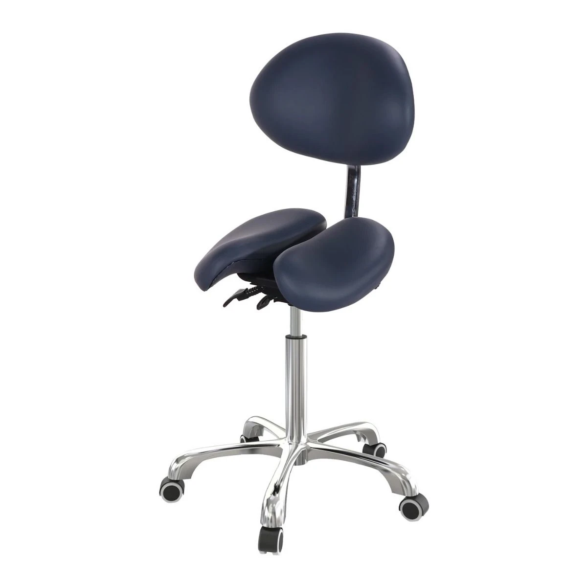 Master® Massage Berkeley Ergonomic Split Seat Style Backrest Saddle Stool 4 Master® Massage Berkeley Ergonomic Split Seat Style Backrest Saddle Stool - Image 4