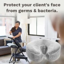 NRG® Fitted Disposable Face Rest Covers -Home Care Products Shop disposable face rest covers clients