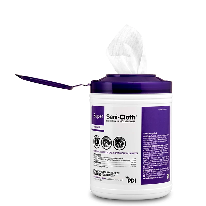 Super Sani-Cloth Germicidal Disposable Wipes - 160 Wipes 1 Super Sani-Cloth Germicidal Disposable Wipes - 160 Wipes