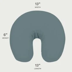 NRG® Massage Table Face Cradle & Face Rest Covers - Microfiber, 5 Pack -Home Care Products Shop nrg microfiber face cover dims 1