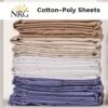NRG® Cotton-Poly Massage Table Sheet Set