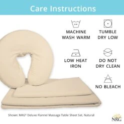 NRG® Cotton-Poly Massage Table Sheet Set -Home Care Products Shop nrg sheets flannel care 1