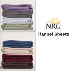 NRG® Deluxe Flannel Massage Table Sheet Set