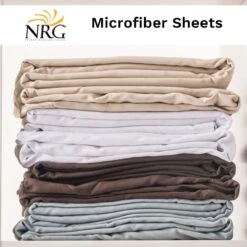 NRG® Premium Microfiber Massage Table Sheet Set -Home Care Products Shop nrg sheets micro lifestyle folded