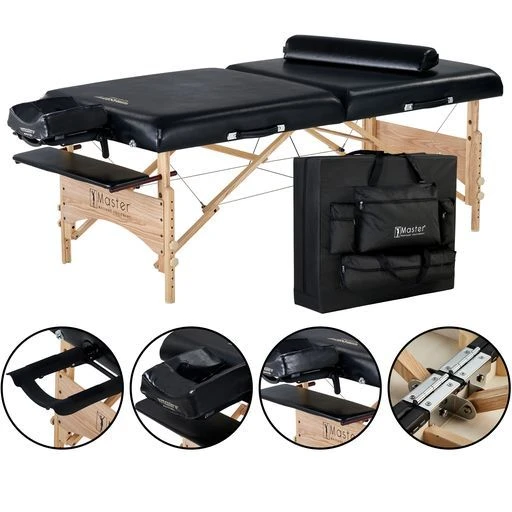Master® Massage Husky Gibraltar™ XXL Portable Massage Table Package Black 1 Master® Massage Husky Gibraltar™ XXL Portable Massage Table Package Black